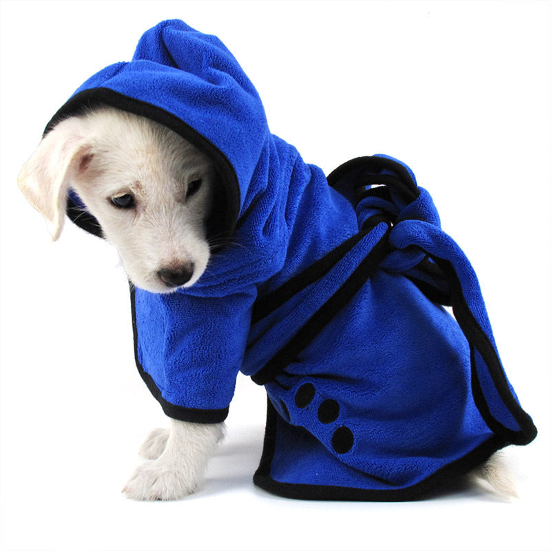 Absorbent Dog Bathrobe Towel